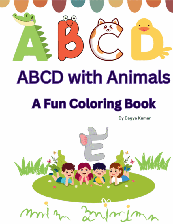 ABCD with Animals A fun coloring Book