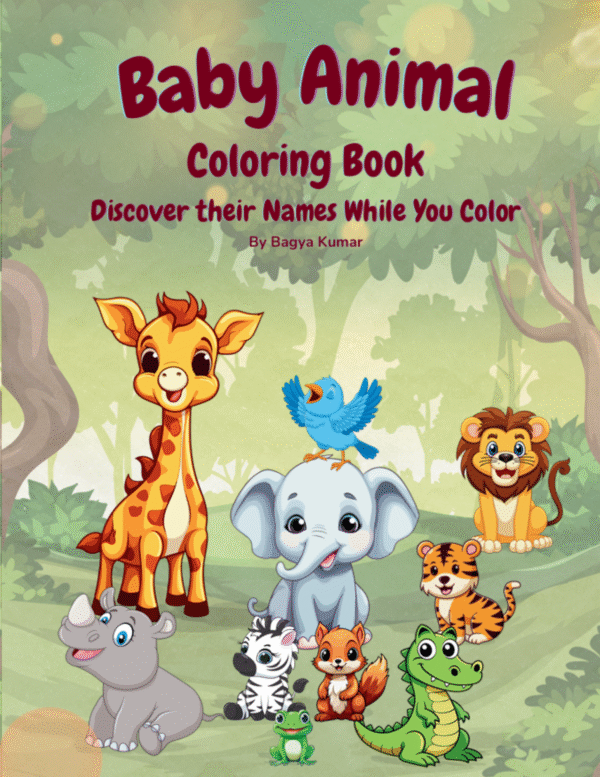 Baby Animal coloring book