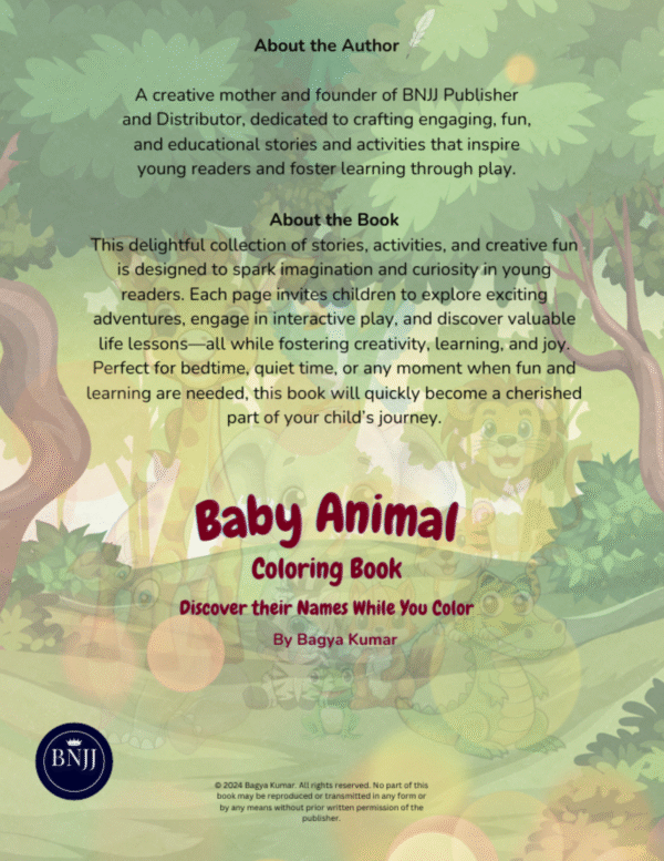 Baby Animal coloring book
