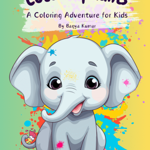 Cute Elephants - A coloring adventure