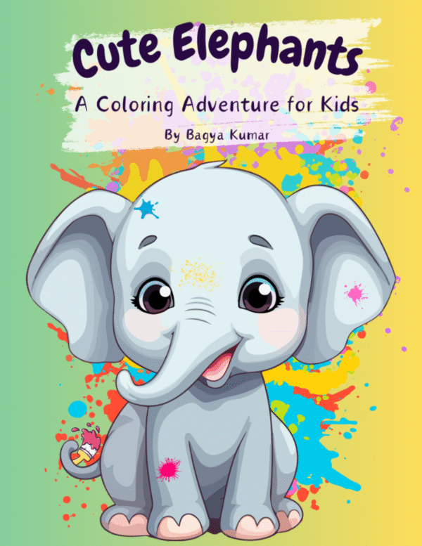 Cute Elephants - A coloring adventure