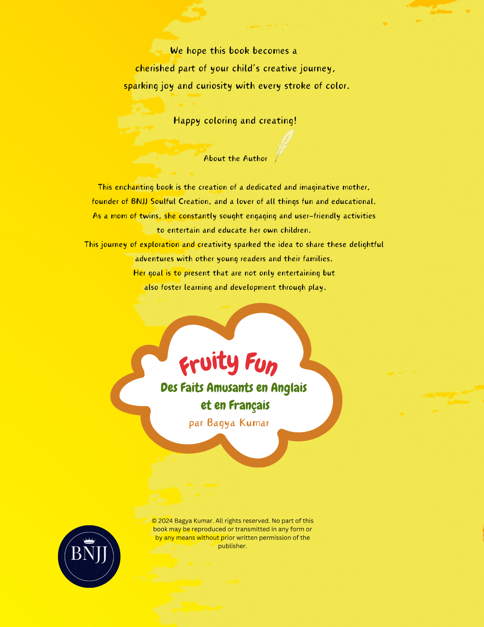 Fruity Fun Fact and Coloring Adventure