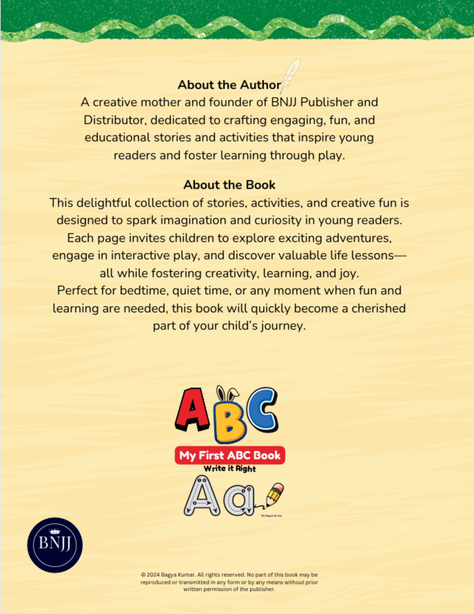 My First ABC Book - Write it Right - Vol 1