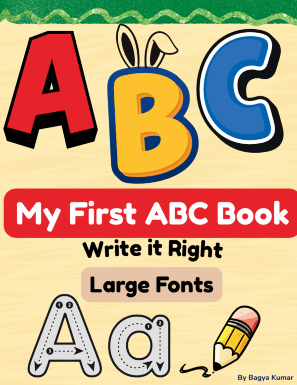 My First ABC Book - Write it Right - Vol 1