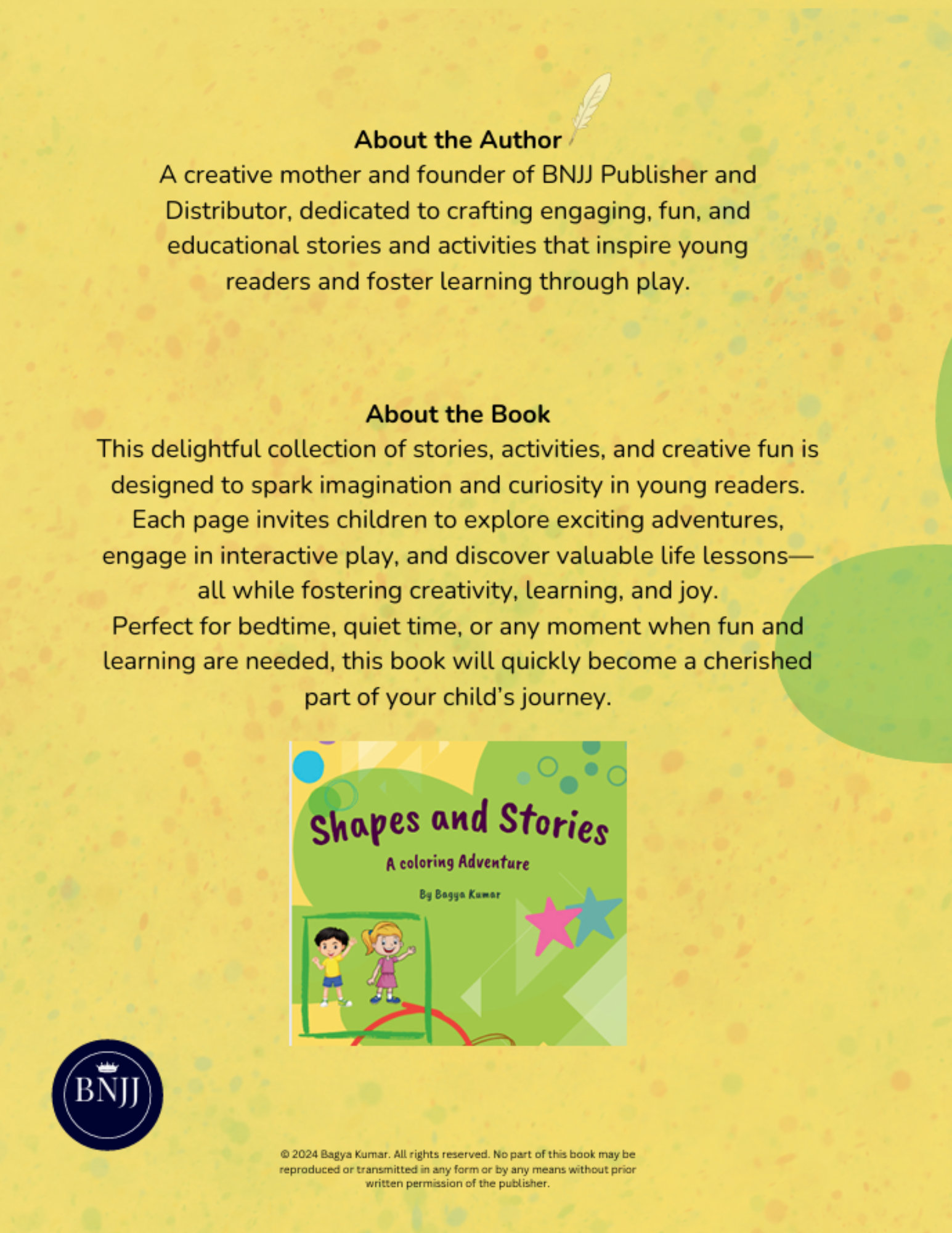 Shapes and Stories coloring Book