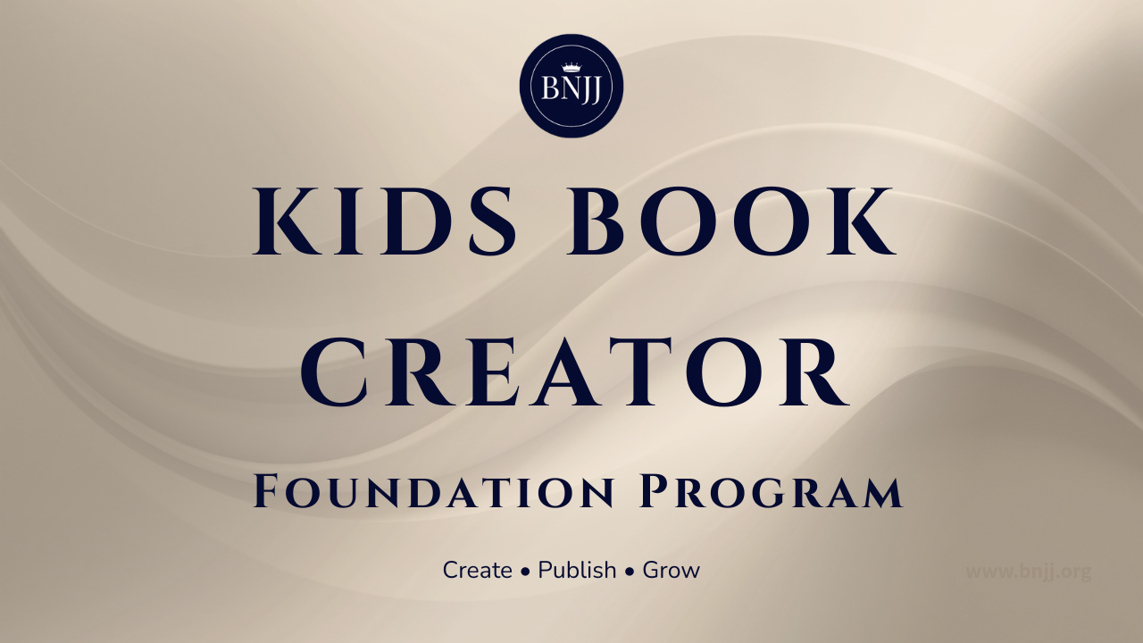 BNJJ Kids Book Creator – Foundation Program